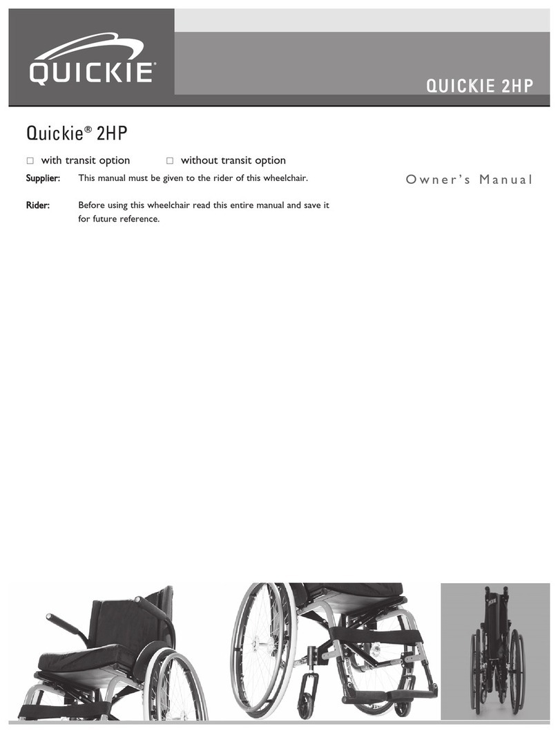 Sunrise Medical Quickie 2HP User manual