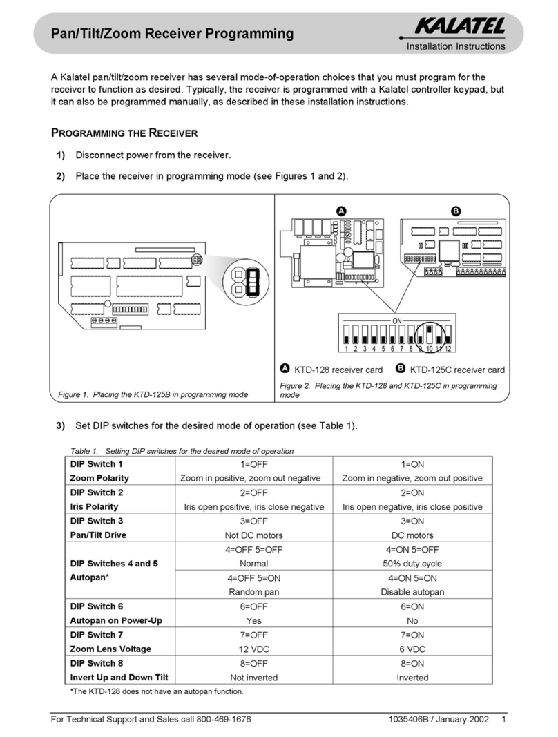 KALATEL KTD-125C Operating instructions