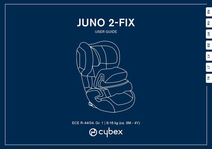 CYBEX JUNO 2-FIX User manual CYBEX JUNO 2-FIX User manual