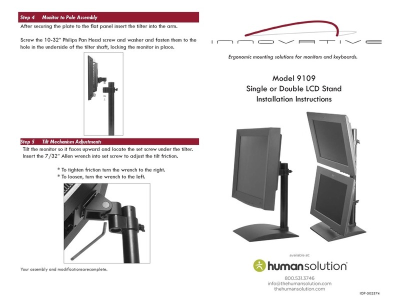 Human Solution INNOVATIVE 9109 installation instructions