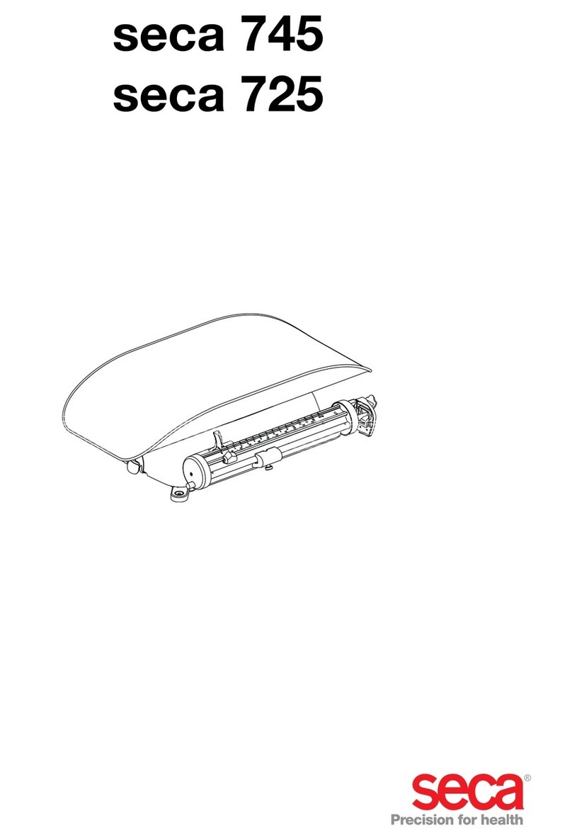 Seca 745 Instruction manual and guarantee