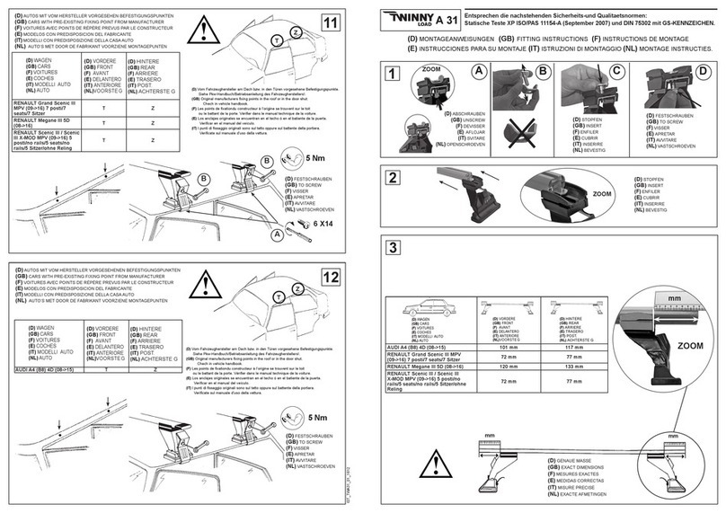 Twinny Load A 31 Fitting instructions