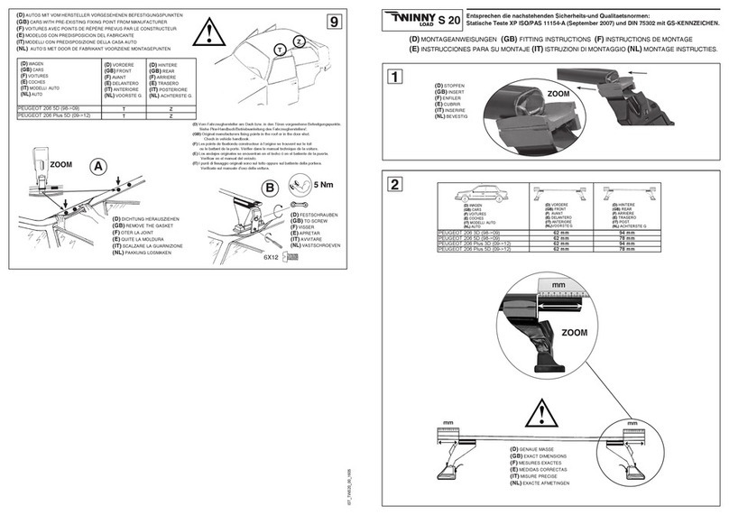 Twinny Load S 20 Fitting instructions