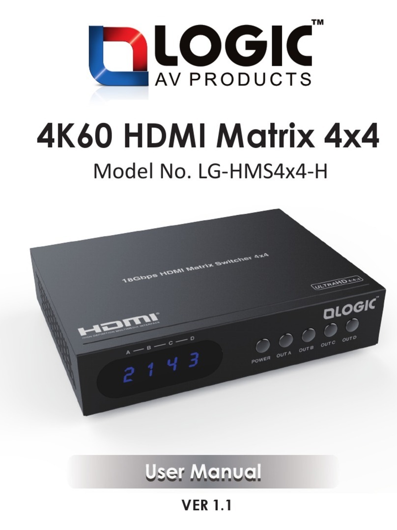 Logic AV Products LG-HMS4x4-H user manual