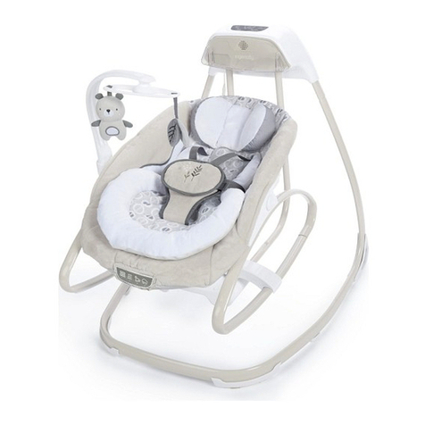 Kids II ingenuity SmartSize Gliding Swing & Rocker Holden... manual