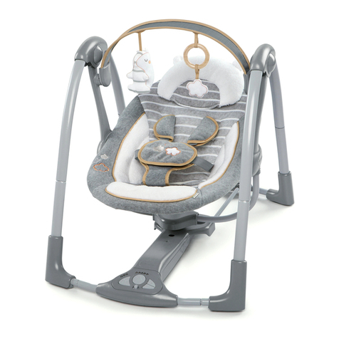 Kids II ingenuity Collection Swing 'n Go Portable Swing Bella Teddy... manual
