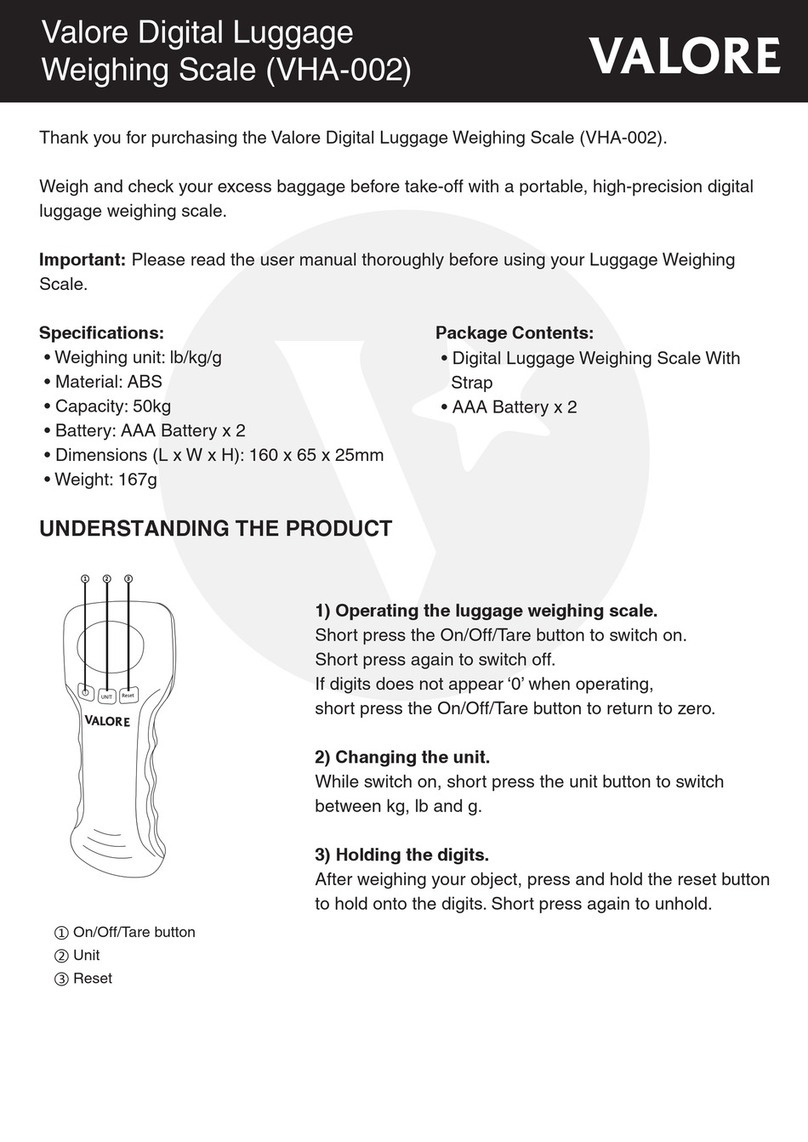 Valore VHA-002 User manual