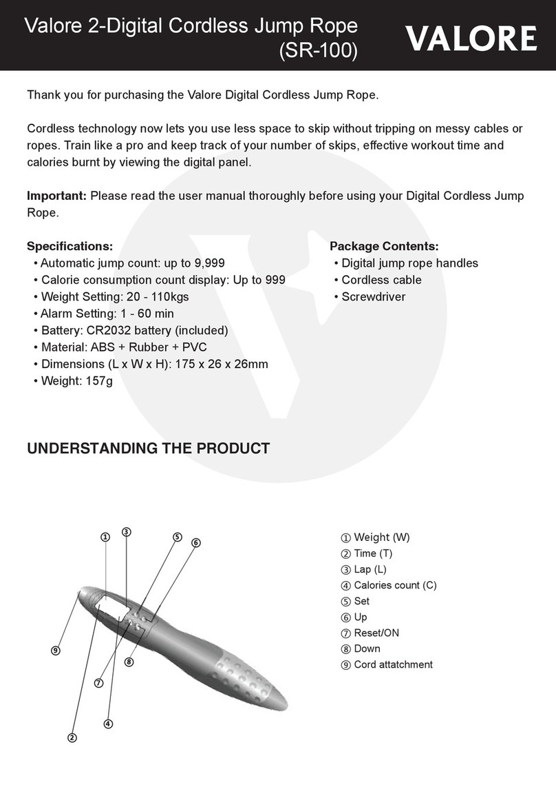 Valore SR-100 manual