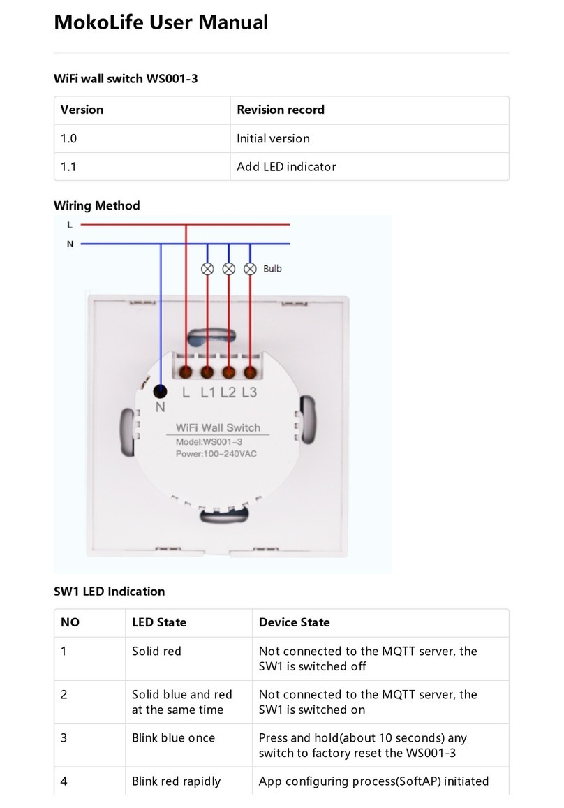 MOKOSmart WS001-3 user manual