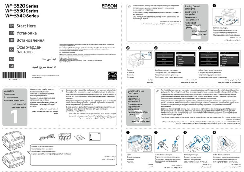 Epson WF-3520 Series Start here