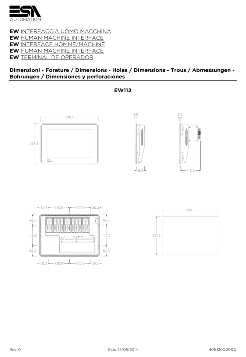 ESA EW112 User manual