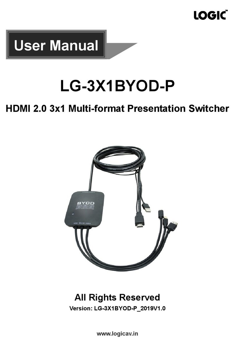 Logic LG-3X1BYOD-P user manual
