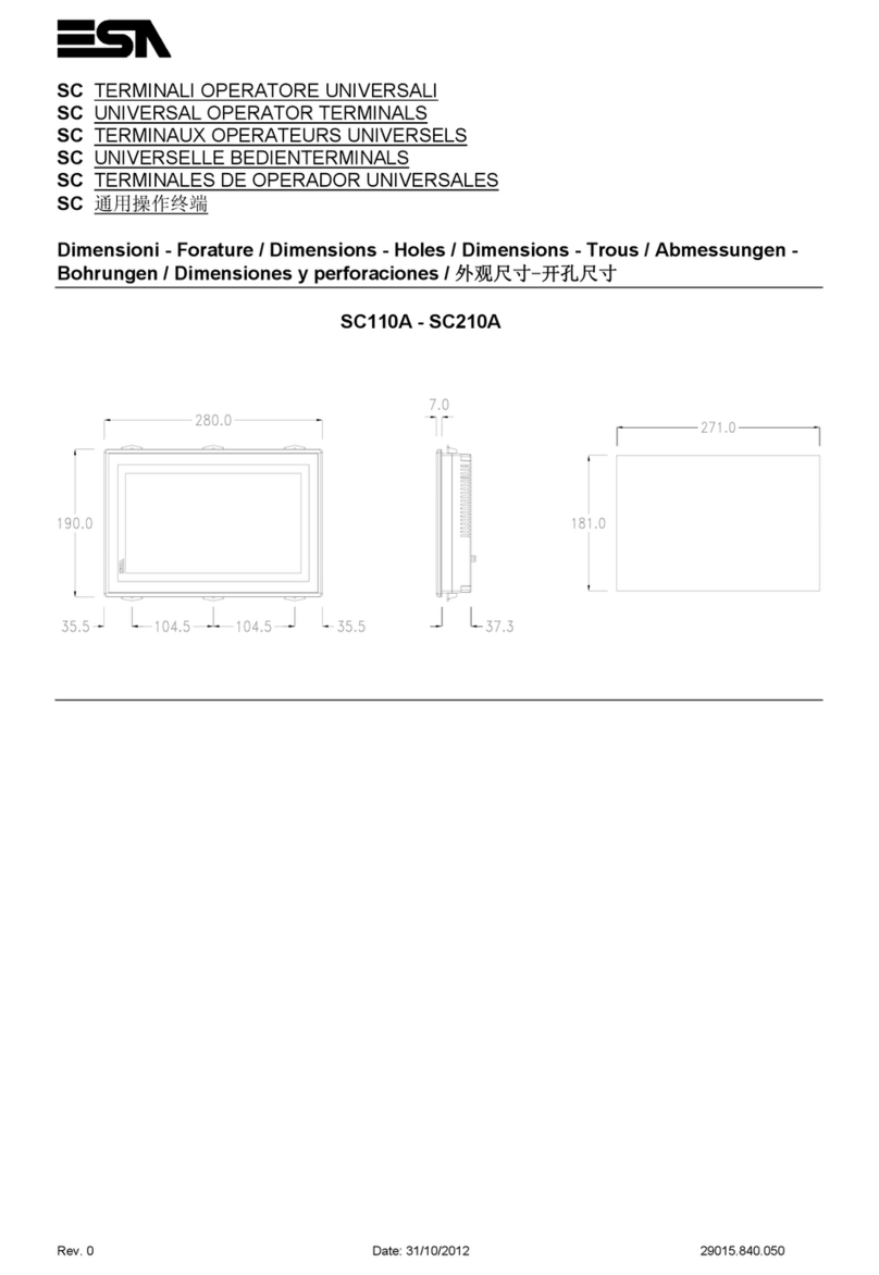 ESA SC210A manual