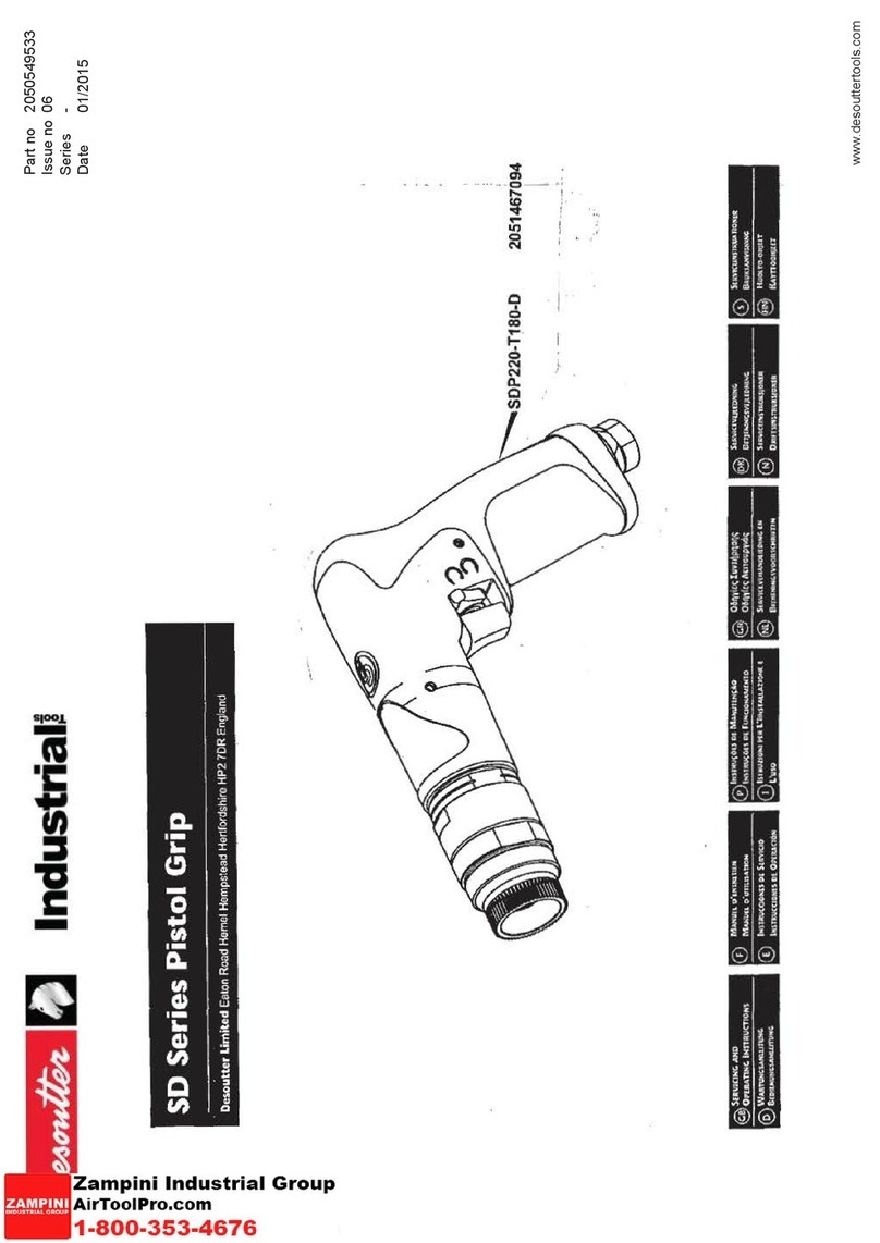 Desoutter SDP220-T180-D User manual