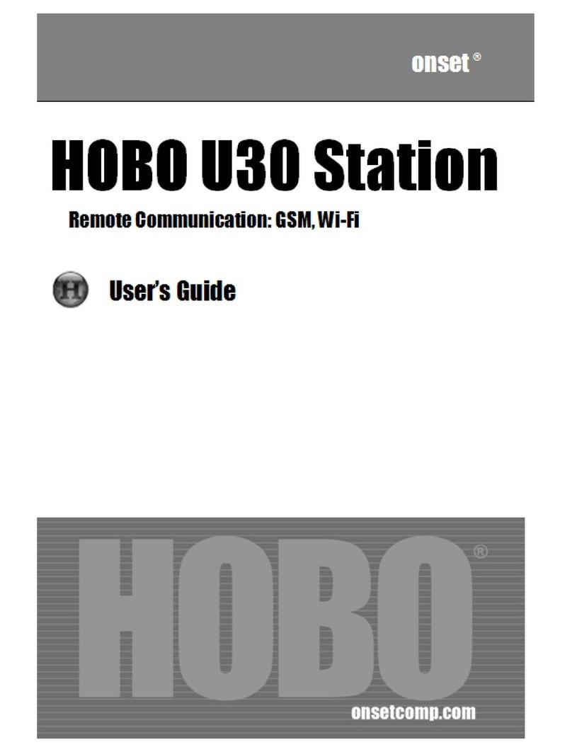 Onset hobo u30 User manual
