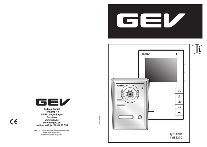 GEV CVB 88320 manual