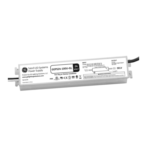 GE Tetra GEPS24-100U-GL User manual