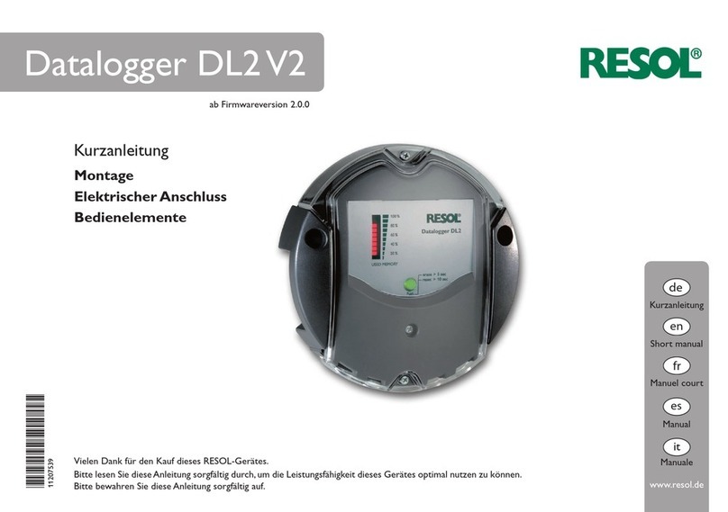 Resol DL2 V2 Short manual