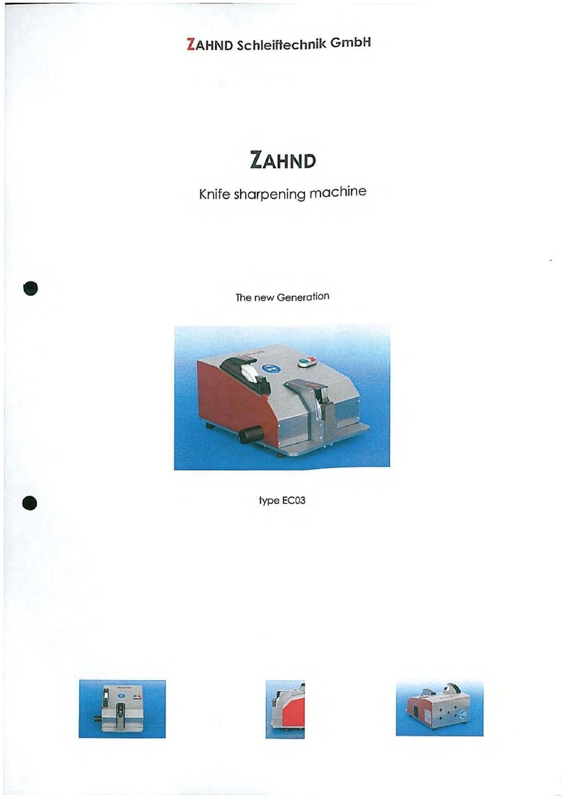 ZAHND Schleiftechnik EC03 instruction manual