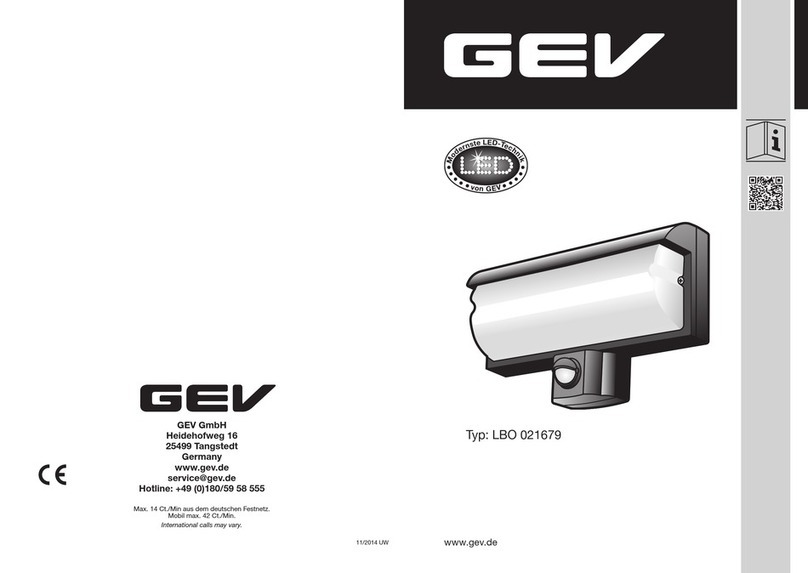 GEV LBO 021679 manual