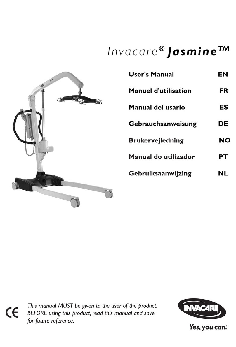 Invacare JASMINE user manual