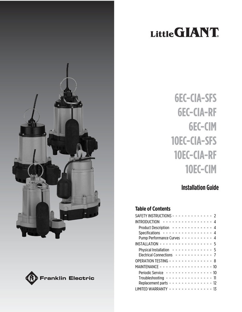 Little Giant 6EC-CIA-SFS 6 installation guide