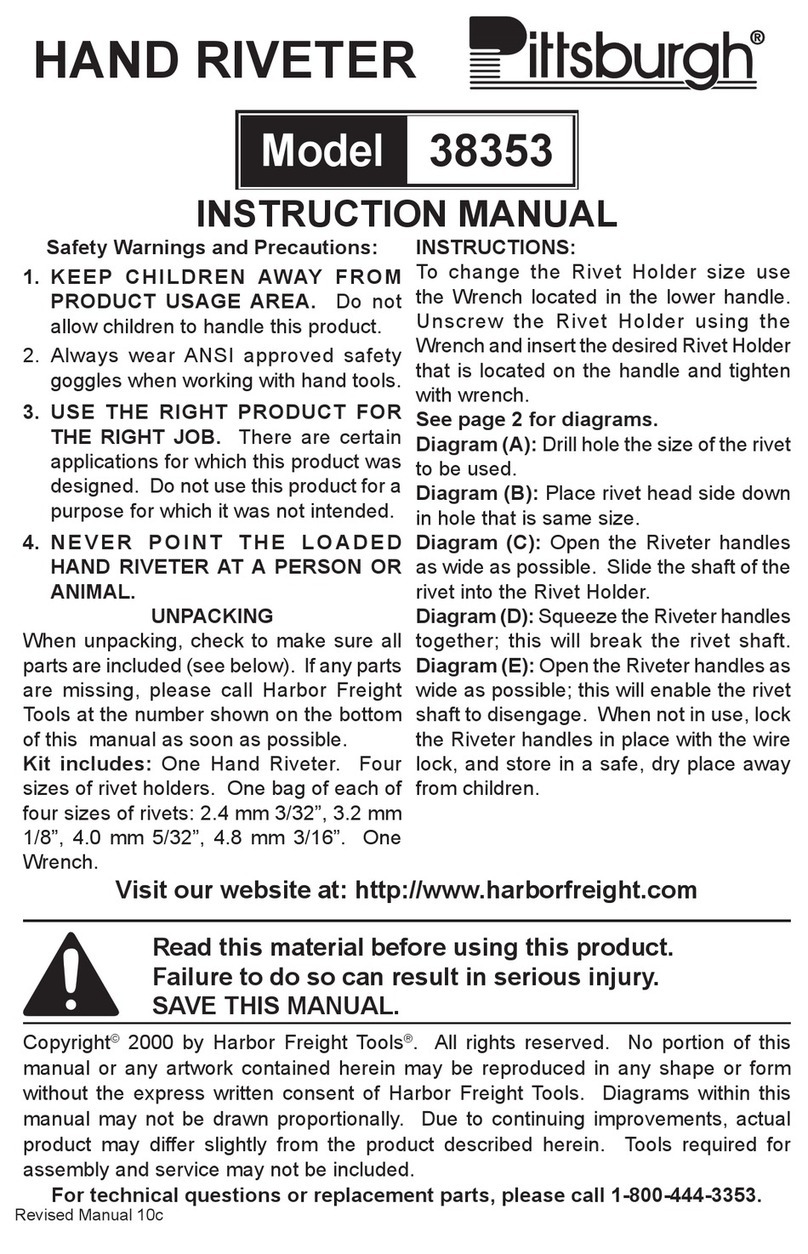 Pittsburgh 38353 instruction manual