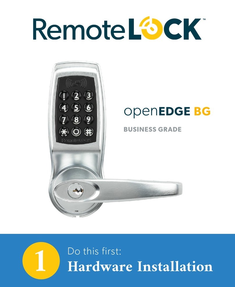 RemoteLock OpenEdge BG Manual