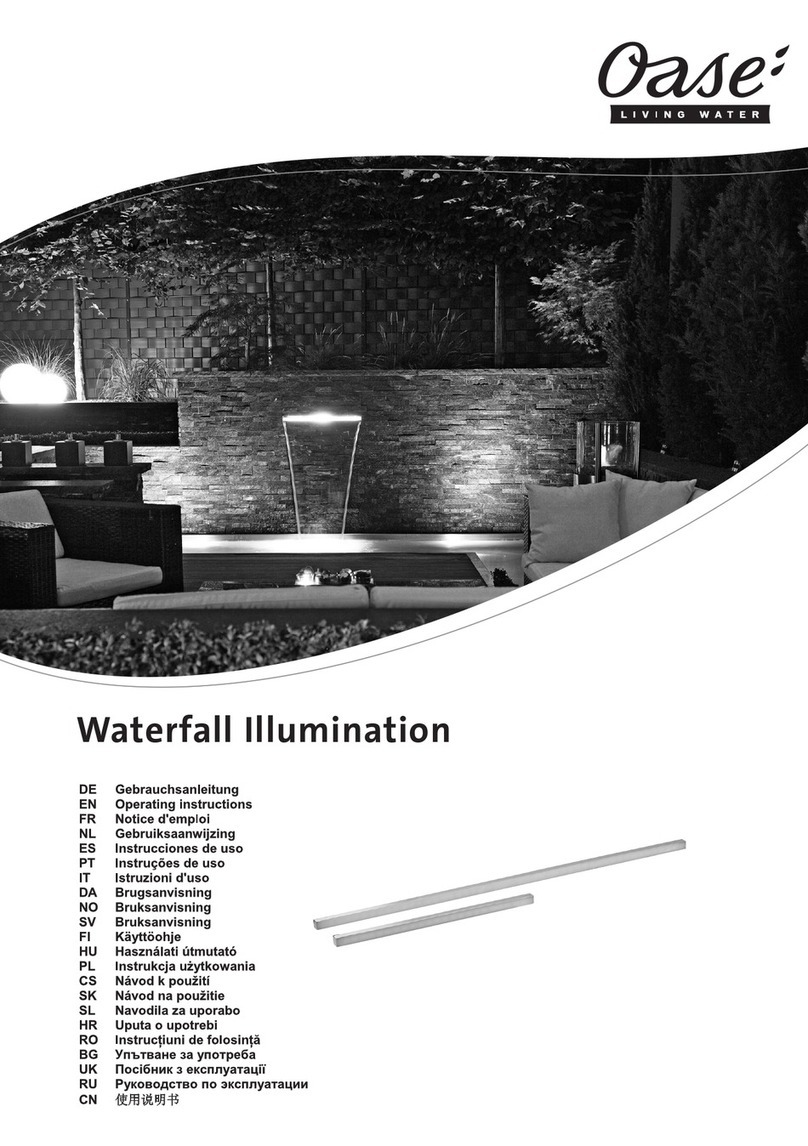 Oase Waterfall Illumination operating instructions