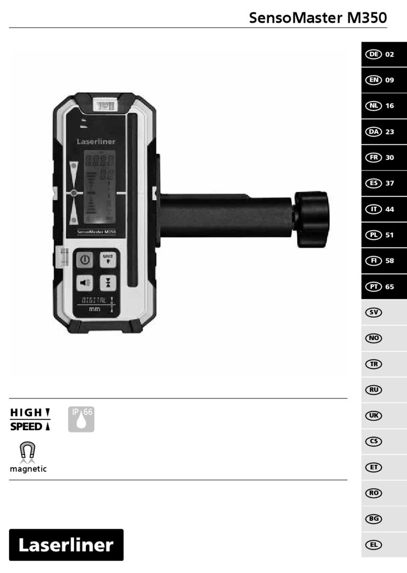 LaserLiner SensoMaster M350 operating instructions