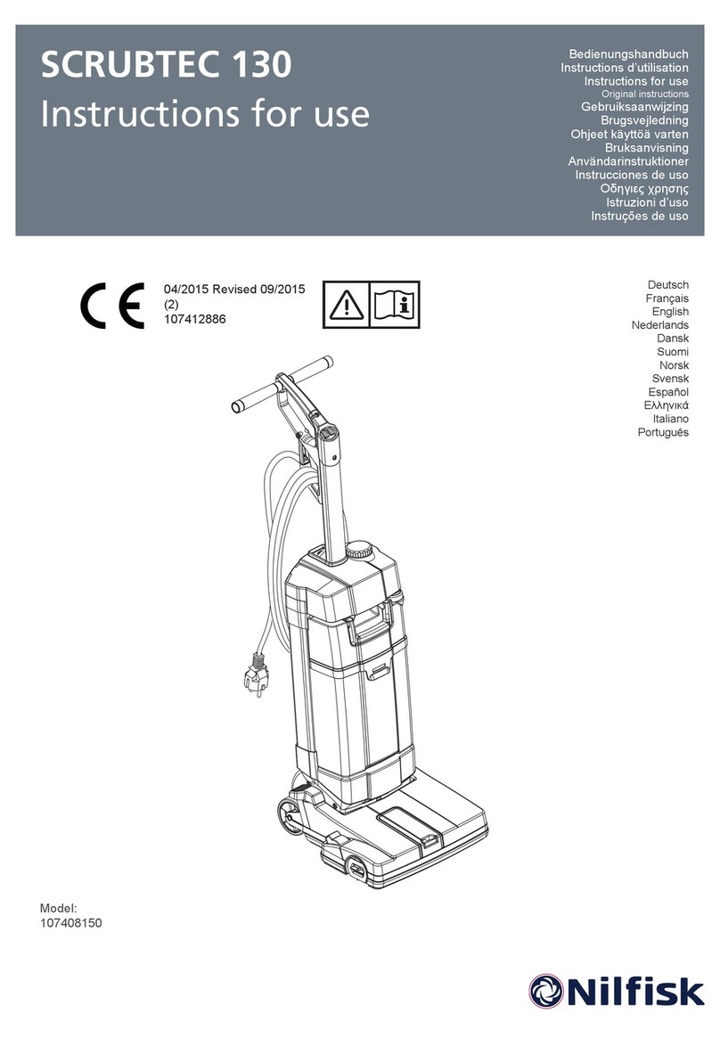 Nilfisk-Advance SCRUBTEC 130 Instructions for use