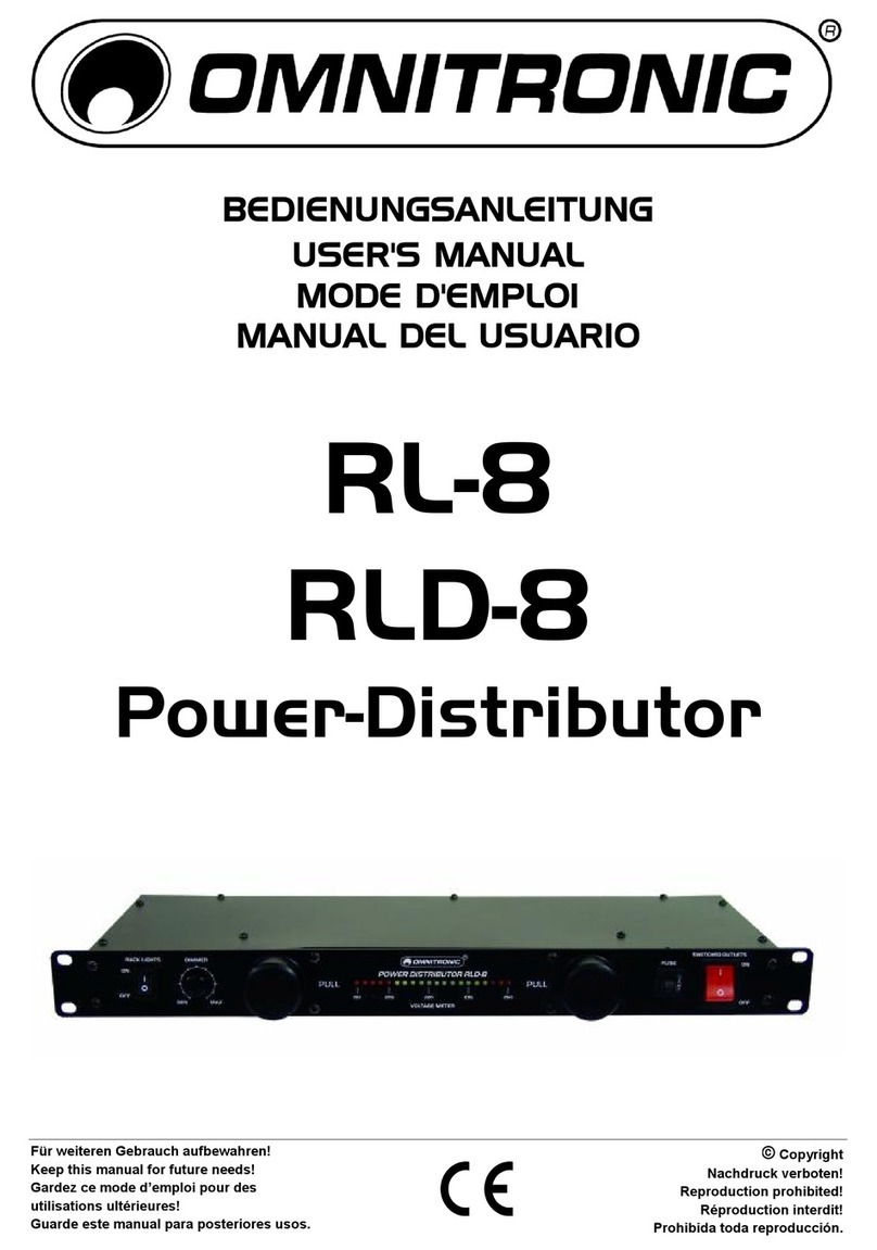 Omnitronic RL-8 user manual