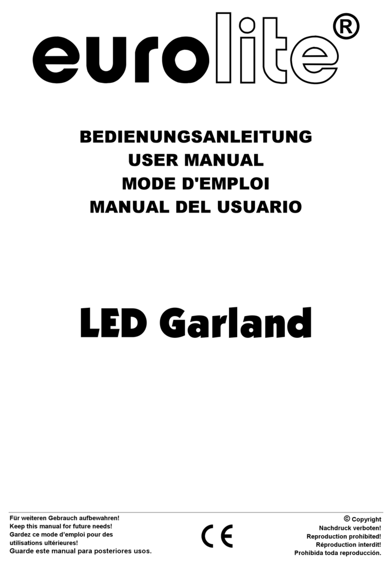 EuroLite LED Garland user manual