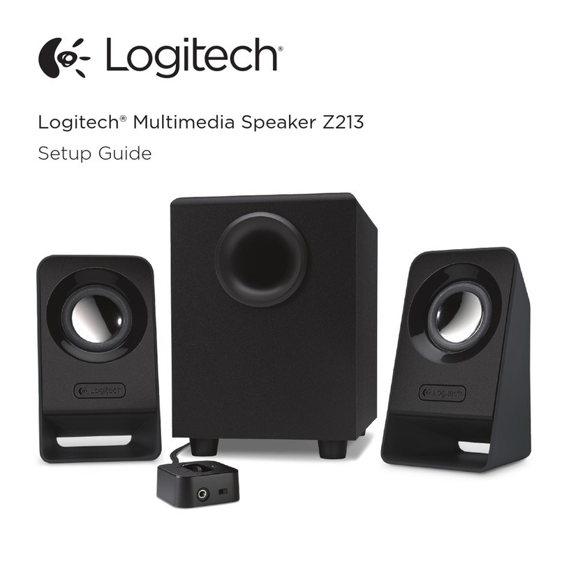 Logitech Z213 User manual