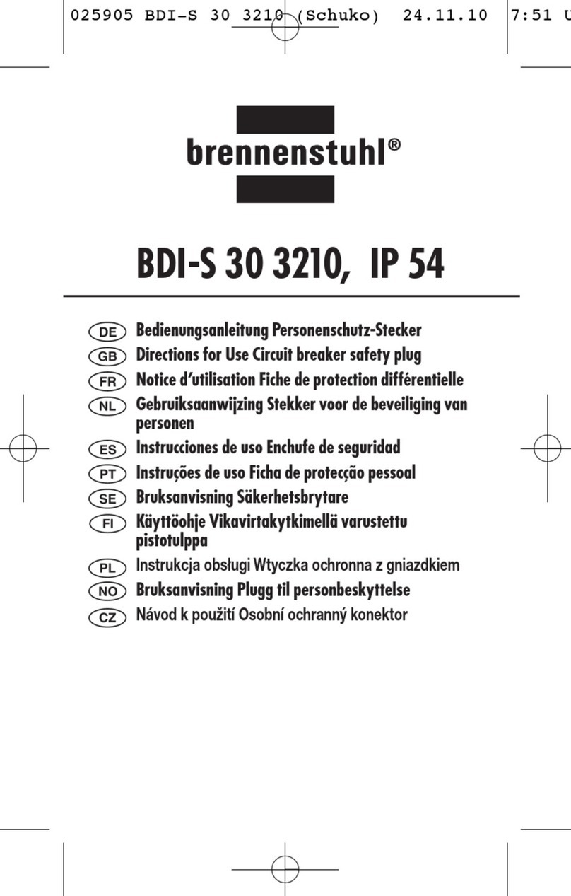 brennenstuhl BDI-S 30 3210 Directions for use