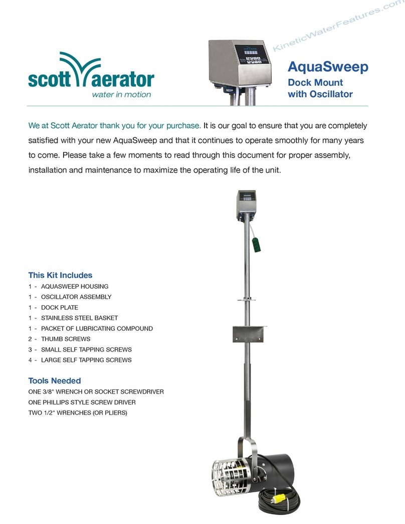 Scott Aerator AquaSweep manual