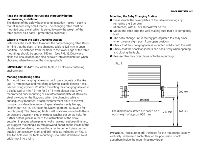 DAN DRYER 659 installation instructions