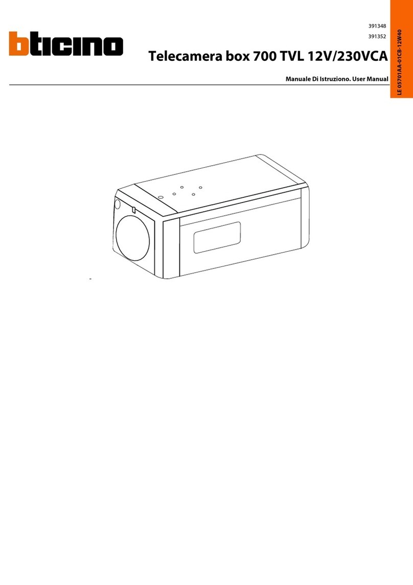 Bticino 391348 user manual