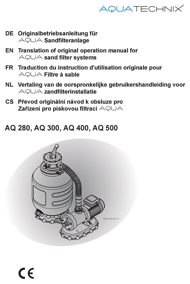 aqua technix AQUA Master Series original operation manual
