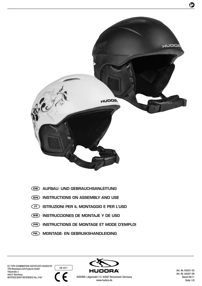 Hudora 84201-03 INSTRUCTIONS ON ASSEMBLY AND USE