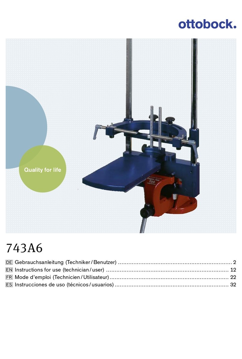 Otto Bock 743A6 User manual