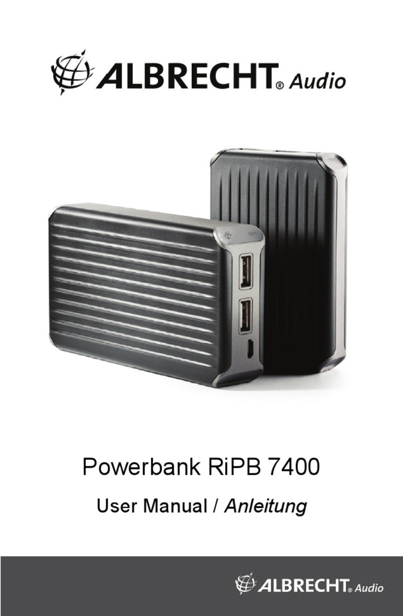 Albrecht Audio RiPB 7400 user manual