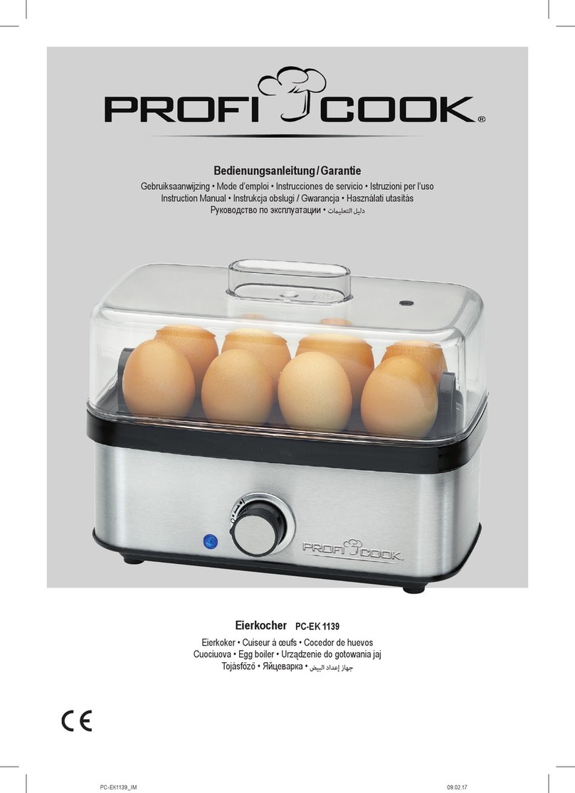 Proficook PC-EK 1139 instruction manual