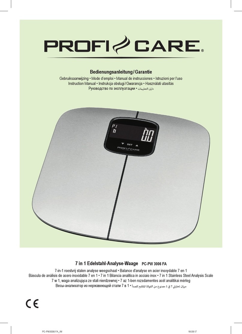 Profi Care PC-PW 3006 FA instruction manual