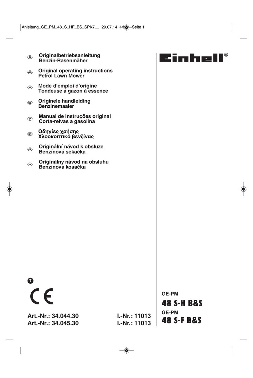 EINHELL GE-PM 48 S-H B&S User manual