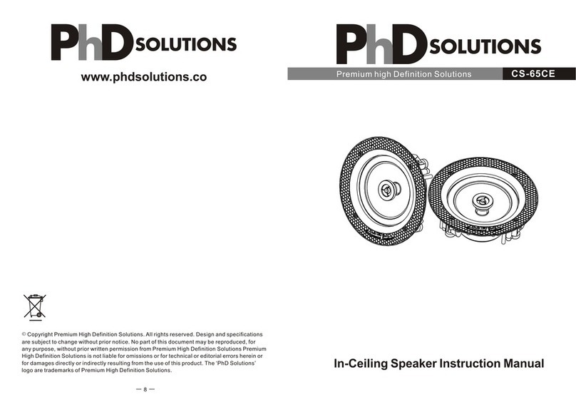 PhDsolutions CS-65CE instruction manual