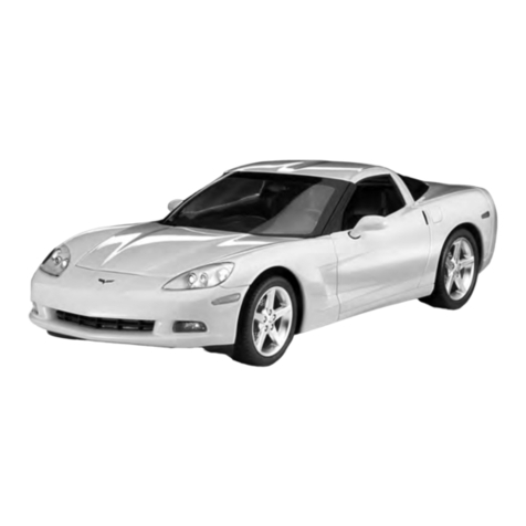 REVELL Corvette C6 Convertible Assembly manual