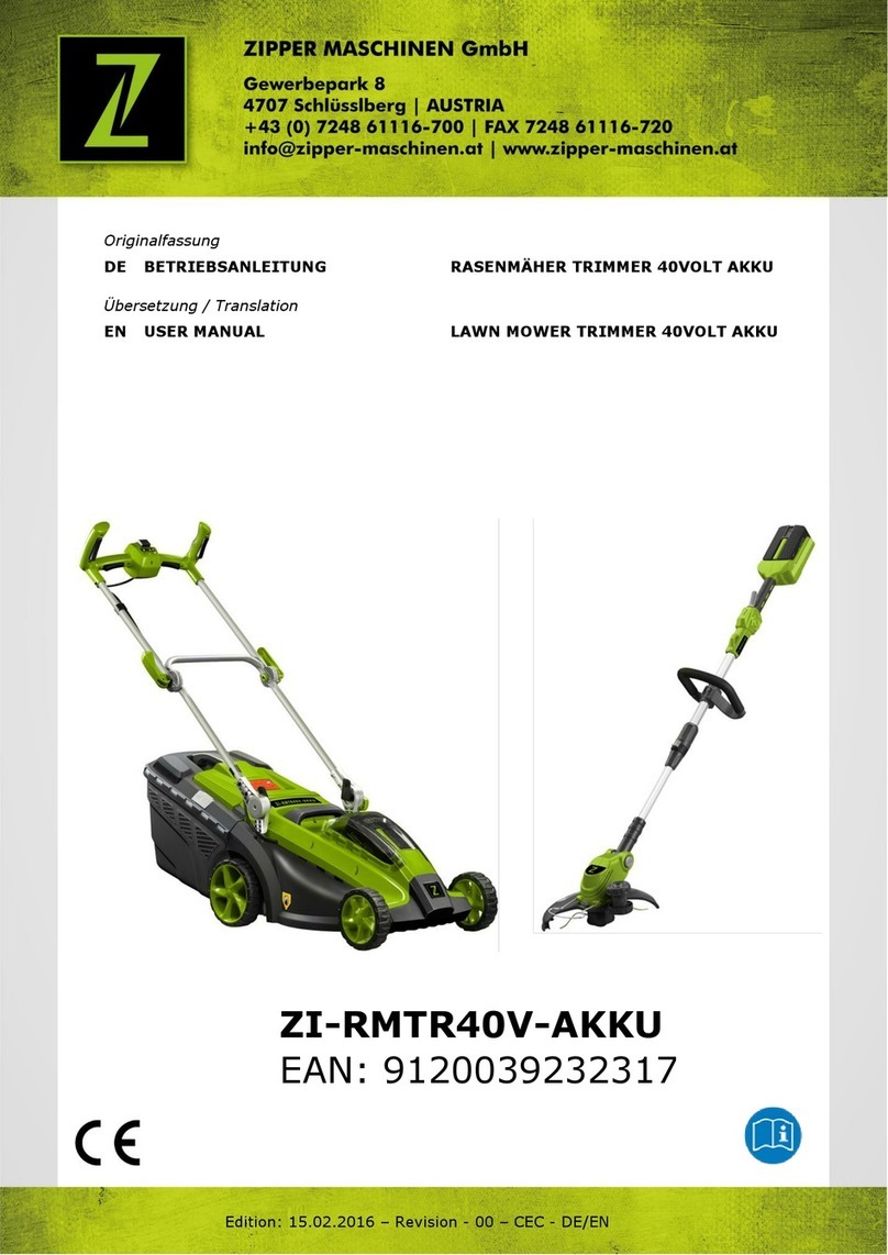 Z.I.P.P.ER MASCHINEN ZI-RMTR40V-AKKU user manual