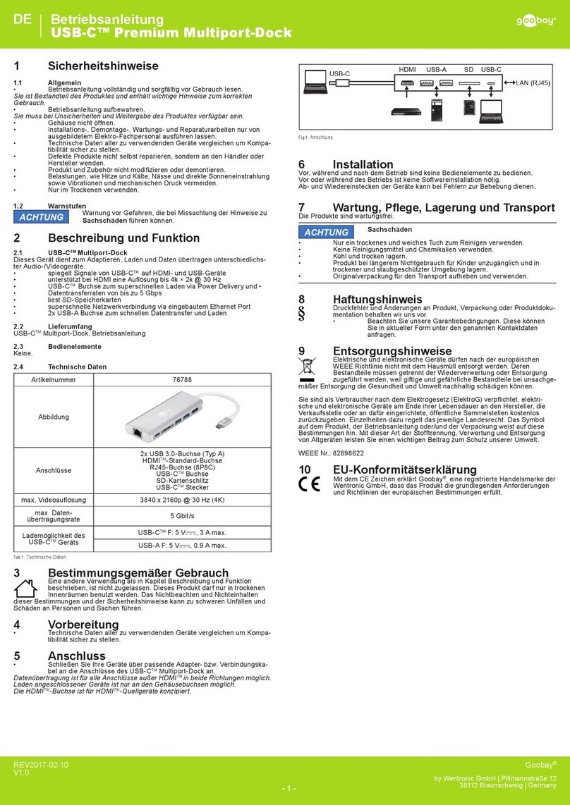 Goobay 76788 user manual