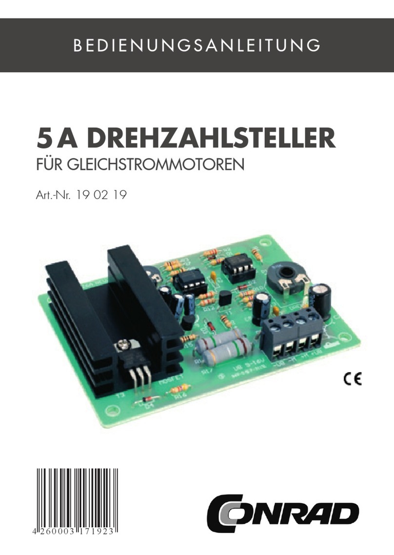 Conrad 190219 User manual